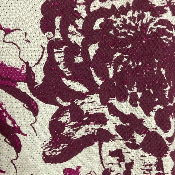 Soft Surroundings NWT Marin Waffle Knit Floral Print Sweater size Medium Fall - Picture 5 of 8